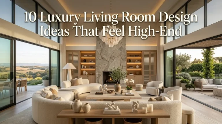 10 Luxury Living Room Design Ideas That Feel High-End