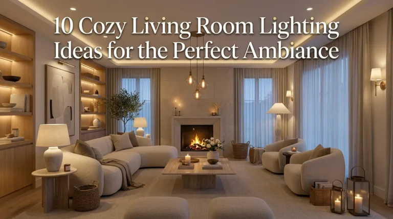 10 Cozy Living Room Lighting Ideas for the Perfect Ambiance