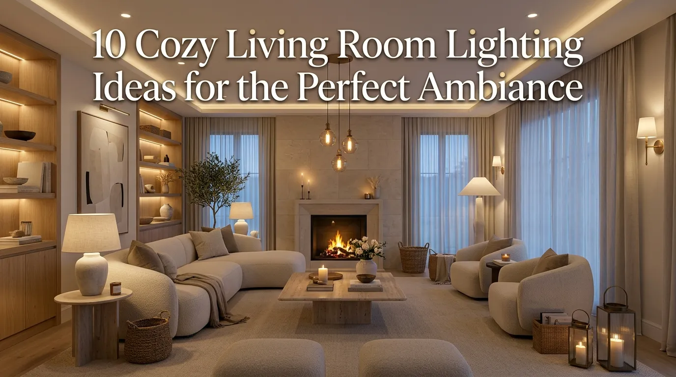 10 Cozy Living Room Lighting Ideas for the Perfect Ambiance