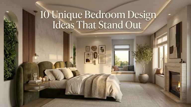 10 Unique Bedroom Design Ideas That Stand Out