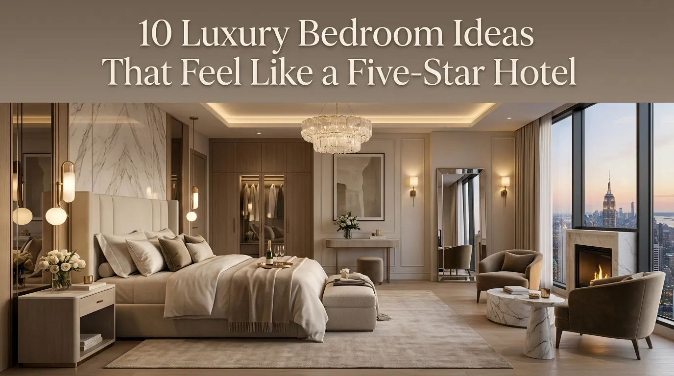 10 Luxury Bedroom Ideas That Feel Like a Five-Star Hotel