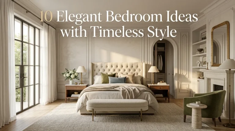 10 Elegant Bedroom Ideas with Timeless Style