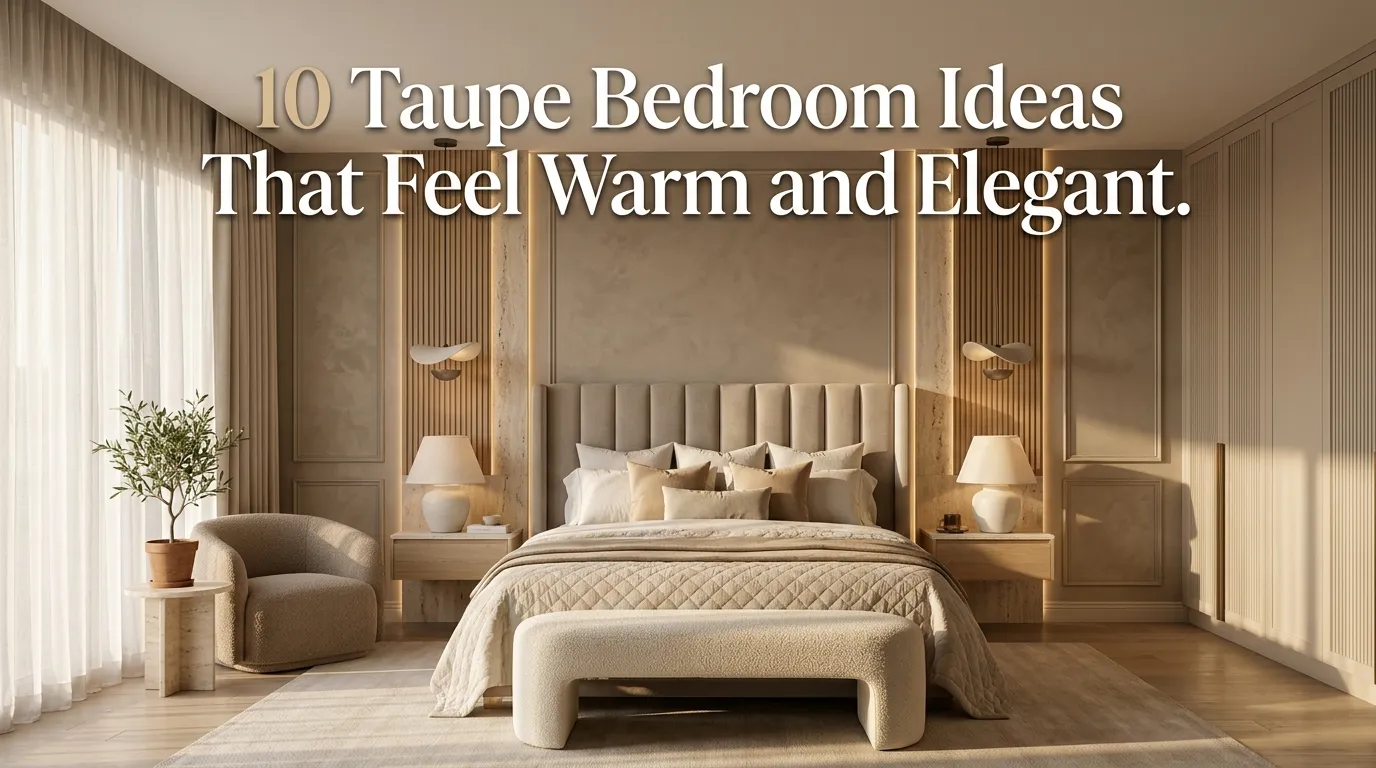 10 Taupe Bedroom Ideas That Feel Warm and Elegant
