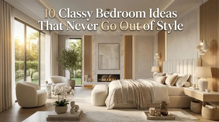 10 Classy Bedroom Ideas That Never Go Out of Style