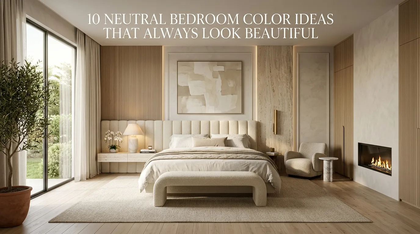 10 Neutral Bedroom Color Ideas That Always Look Beautiful