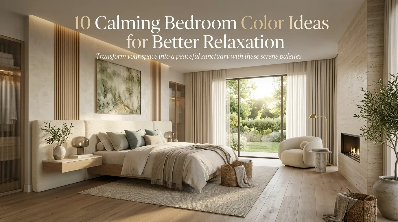 10 Calming Bedroom Color Ideas for Better Relaxation