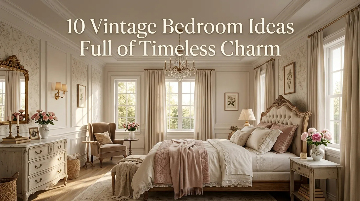 10 Vintage Bedroom Ideas Full of Timeless Charm