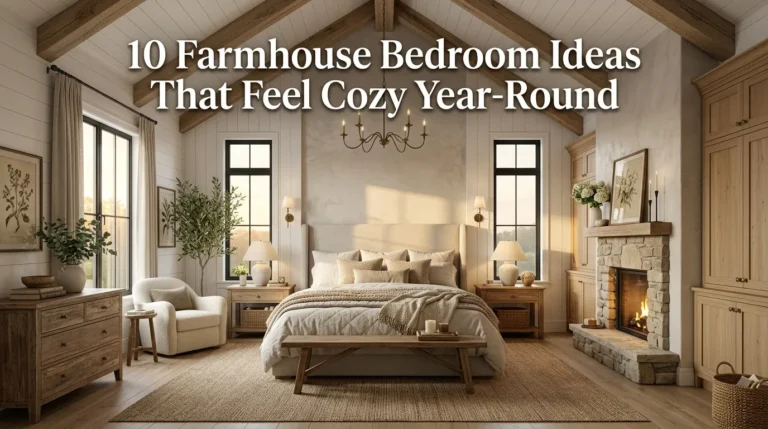 10 Farmhouse Bedroom Ideas That Feel Cozy Year-Round