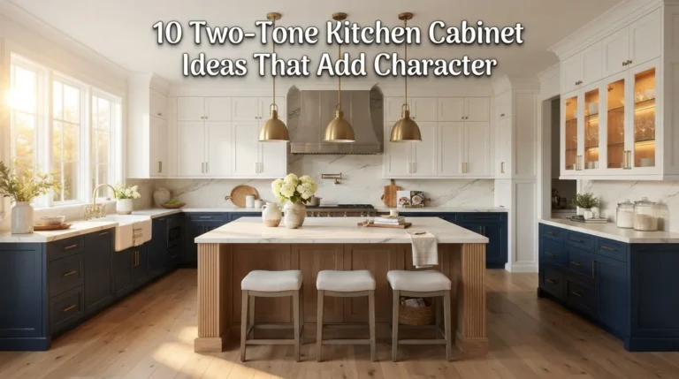 10 Two-Tone Kitchen Cabinet Ideas That Add Character