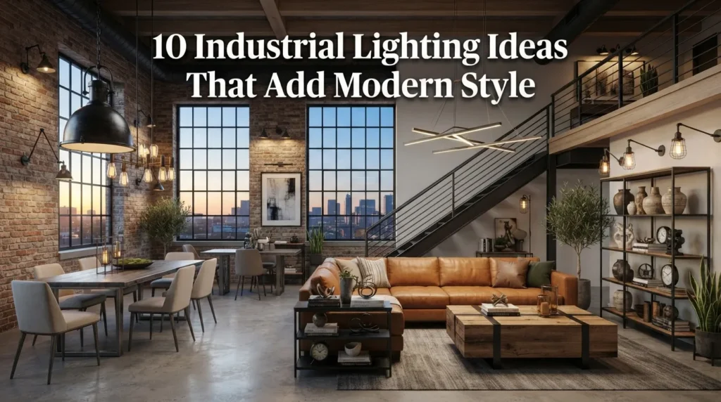 10 Industrial Lighting Ideas That Add Modern Style