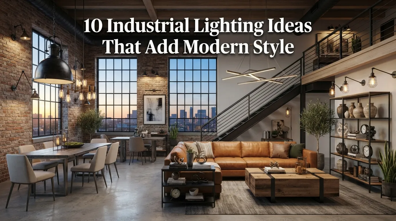 10 Industrial Lighting Ideas That Add Modern Style