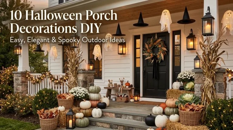 10 Halloween Porch Decorations DIY