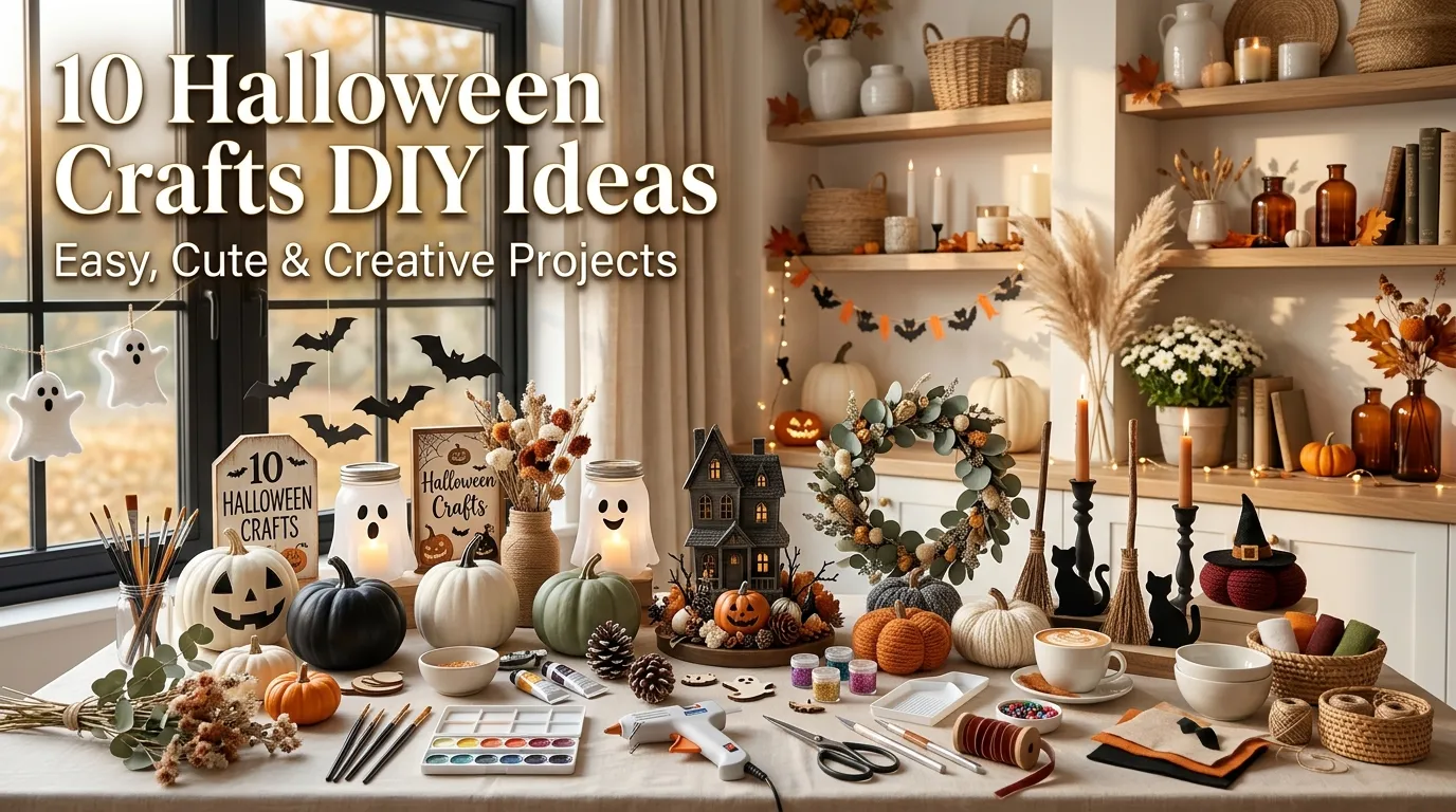10 Halloween Crafts DIY Ideas