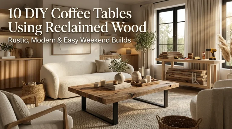 10 DIY Coffee Tables Using Reclaimed Wood