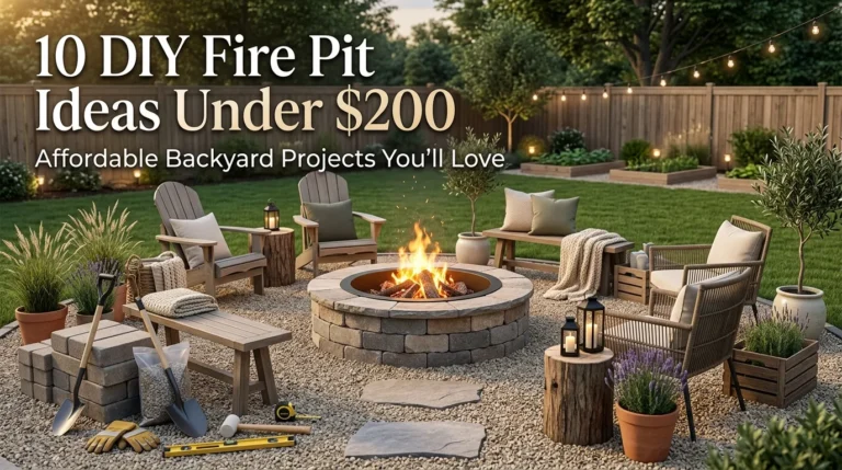 10 DIY Fire Pit Ideas Under $200