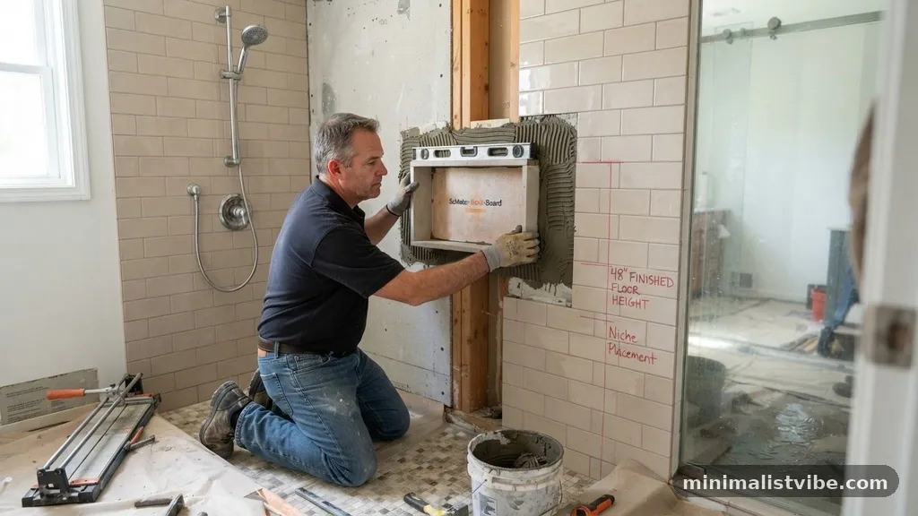 Avoiding Structural Obstacles in the Wall - What Is the Best Height to Install a Shower Niche from the Floor?