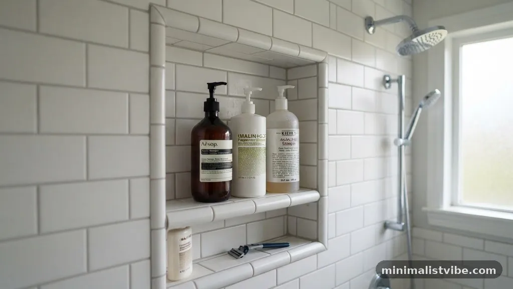 Consider the Impact of Tile Thickness - Can a Shower Niche Fit Tall 32-Ounce Shampoo Pump Bottles?