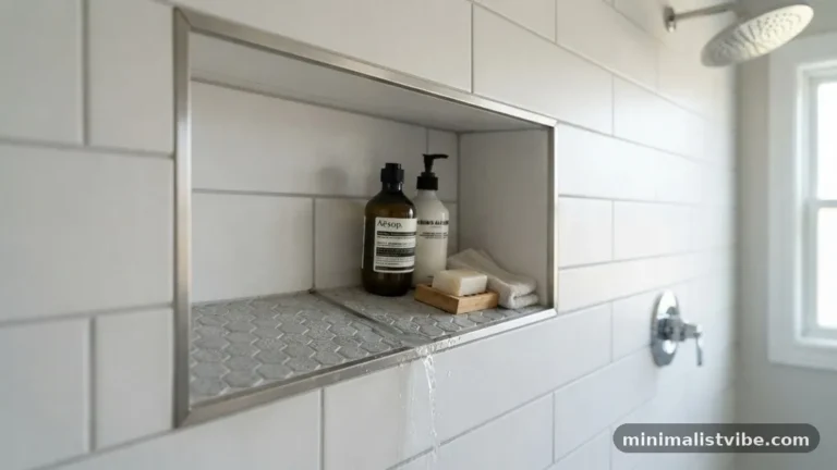 How to Slope a Shower Niche Shelf So Water Doesn't Pool in Corners