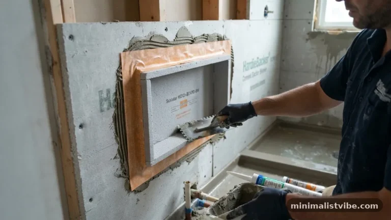 How to Waterproof Behind a Pre-Fab Foam Shower Niche Insert