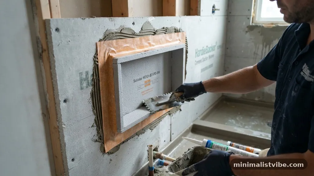 How to Waterproof Behind a Pre-Fab Foam Shower Niche Insert