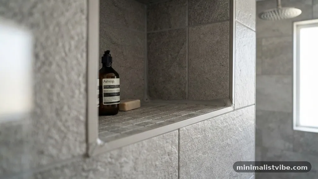 Managing Interior Corners - How to Slope a Shower Niche Shelf So Water Doesn't Pool in Corners