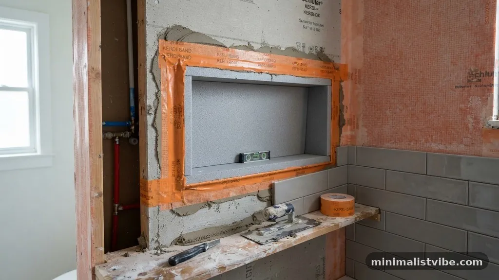 Understanding the Role of the Niche Flange - How to Waterproof Behind a Pre-Fab Foam Shower Niche Insert
