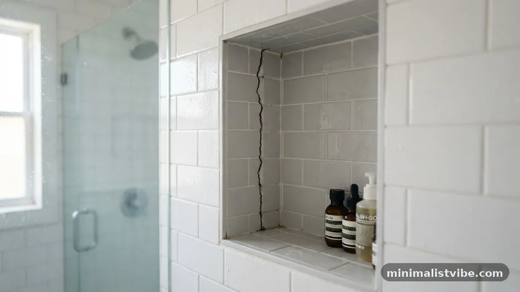 Why Grout Choice Matters During Installation - Why Did the Tile Grout Crack Inside the Corner of the Shower Niche?